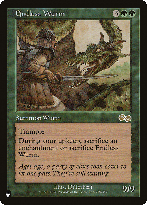 Endless Wurm (LIST-USG-249) - rare