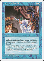 Hurkyl's Recall (4ED-077) - rare