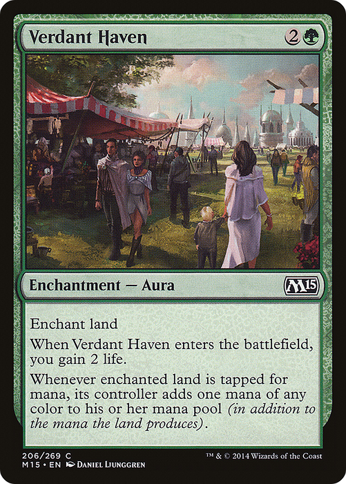 Verdant Haven (M15-206) - common - Foil