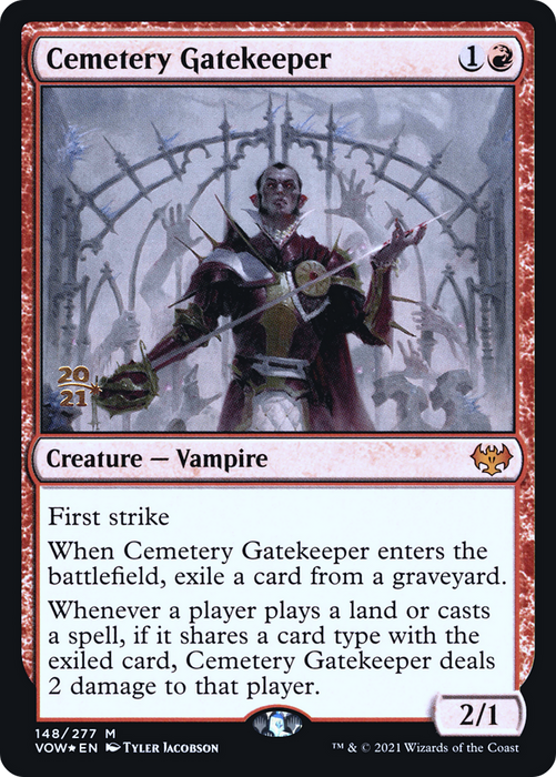 Cemetery Gatekeeper (PRE-148S) - mythic - Foil