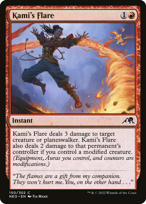 Kami's Flare (NEO-150) - common - Foil