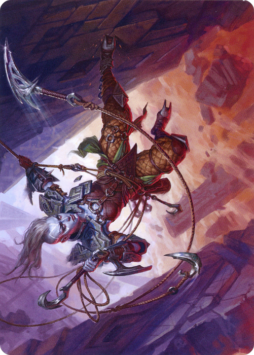 Akiri, Fearless Voyager // Akiri, Fearless Voyager (AZNR-074) - common (Borderless) - Foil