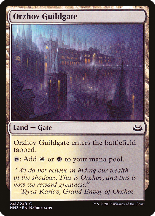 Orzhov Guildgate (MM3-241) - common