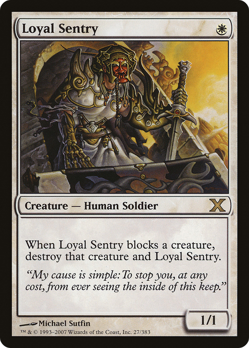 Loyal Sentry (10E-027) - rare