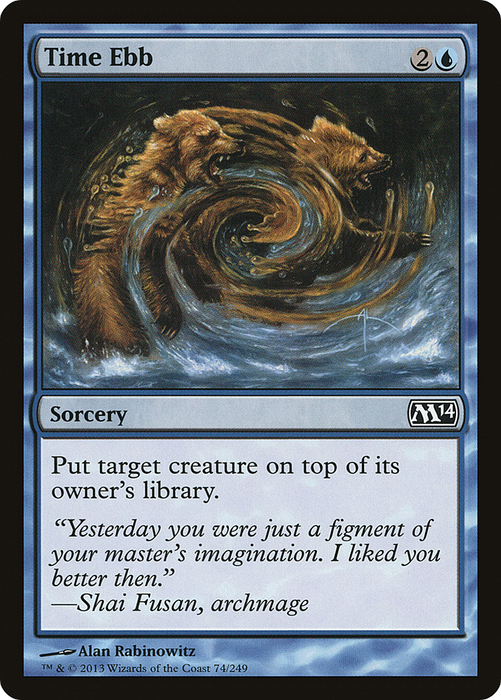 Time Ebb (M14-074) - common - Foil