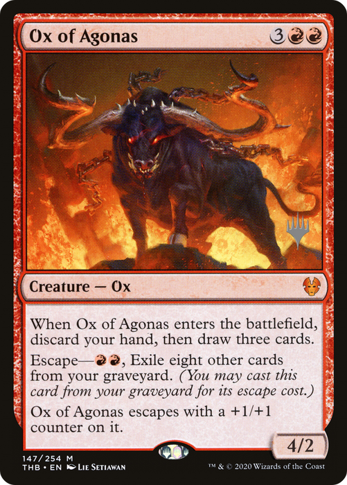 Ox of Agonas (PPTHB-147P) - mythic - Foil