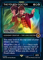 The Fourth Doctor (WHO-555Z) - mythic: (Showcase) (Borderless) - Foil