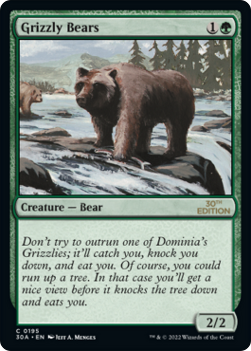 Grizzly Bears (30A-195) - common