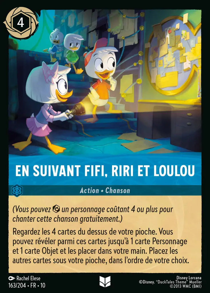 En suivant Fifi, Riri et Loulou (163/204) - LDLP - Inhabituelle - Cold Foil