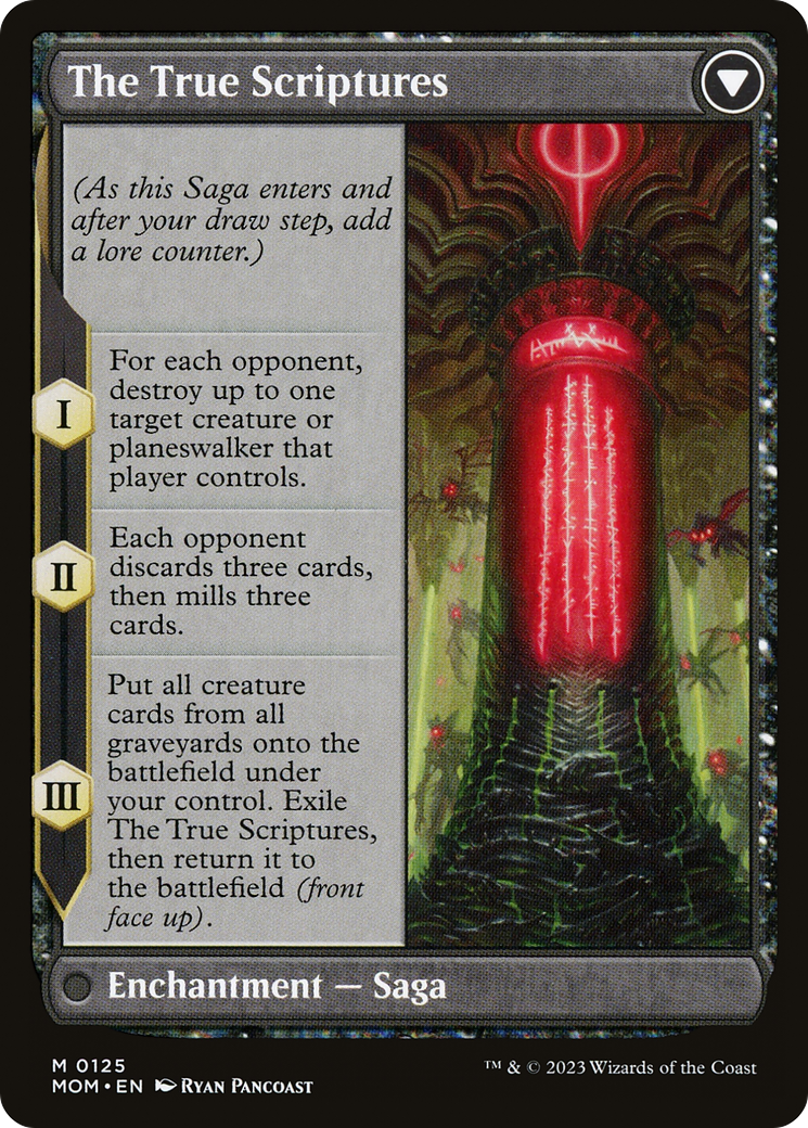 Sheoldred // The True Scriptures (MOM-125) - mythic