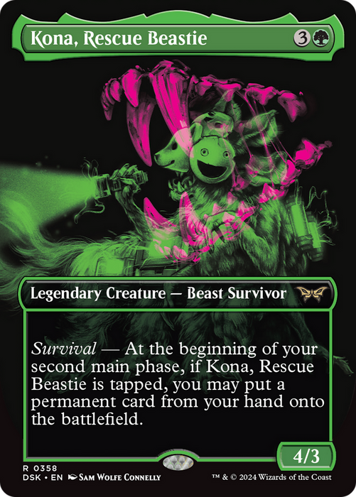Kona, Rescue Beastie (DSK-358) - rare (Borderless) - Foil