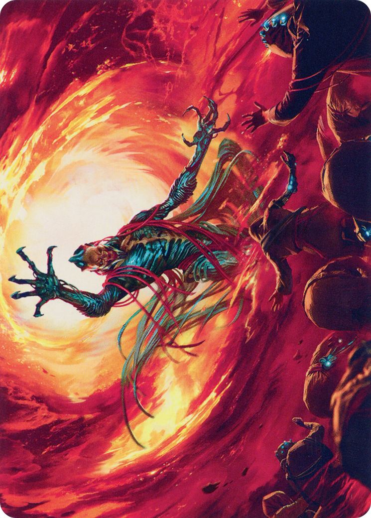 Gix, Yawgmoth Praetor // Gix, Yawgmoth Praetor (ABRO-016) - common (Borderless) - Foil