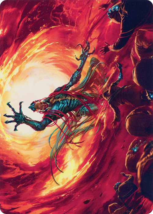 Gix, Yawgmoth Praetor // Gix, Yawgmoth Praetor (ABRO-016) - common (Borderless) - Foil