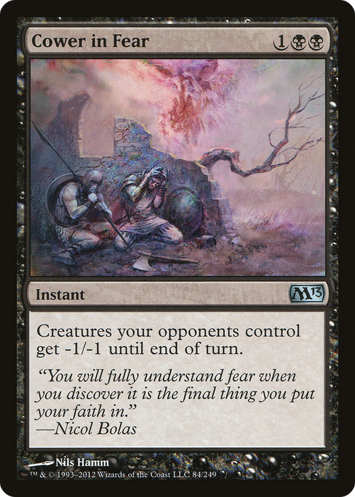 Cower in Fear (M13-084) - uncommon - Foil