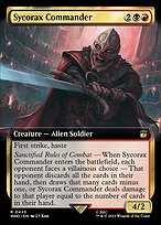 Sycorax Commander (WHO-445) - rare: (Extended Art)