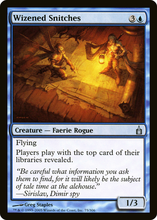 Wizened Snitches (RAV-075) - uncommon - Foil