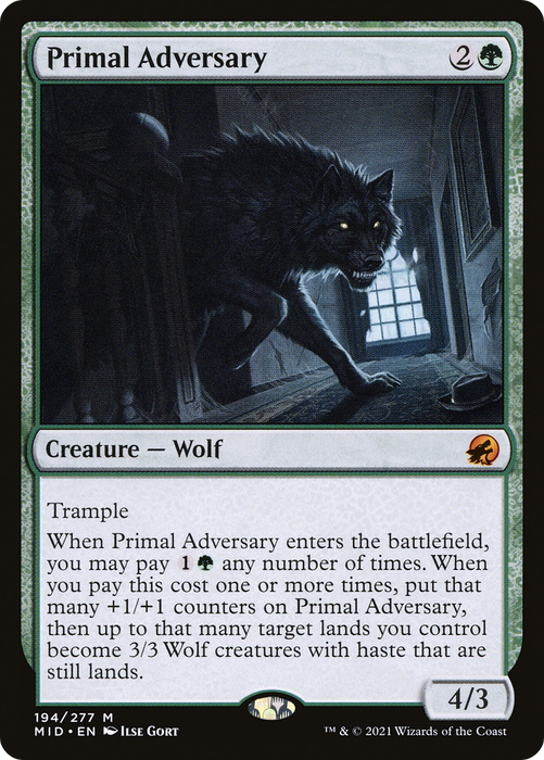 Primal Adversary (MID-194) - mythic