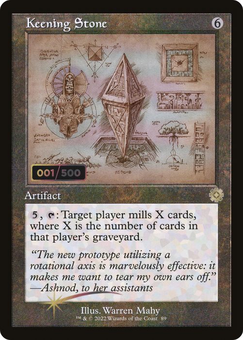 Keening Stone (BRR-89Z) - rare - Foil