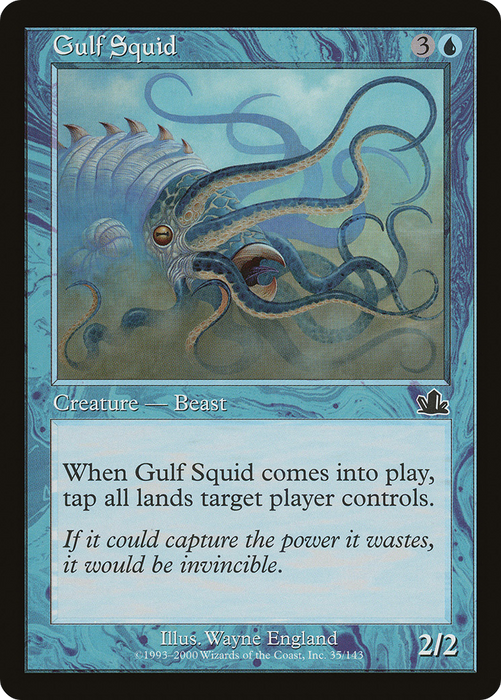 Gulf Squid (PCY-035) - common