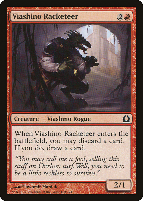 Viashino Racketeer (RTR-112) - common - Foil