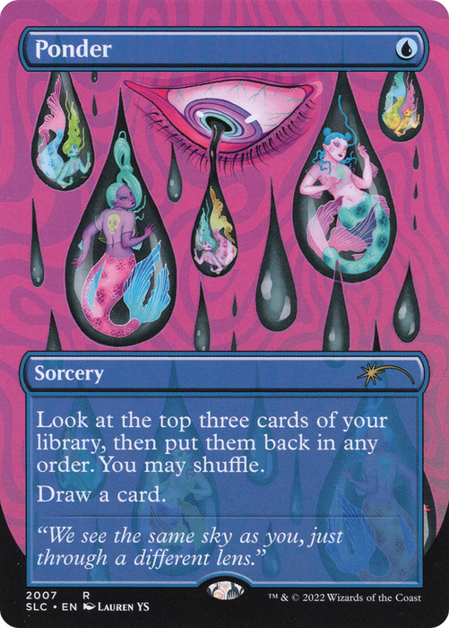 Ponder (SLC-2007) - rare (Borderless) - Foil