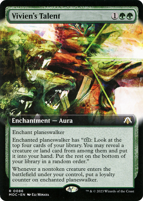Vivien's Talent (MOC-086) - rare: (Extended Art) - Foil