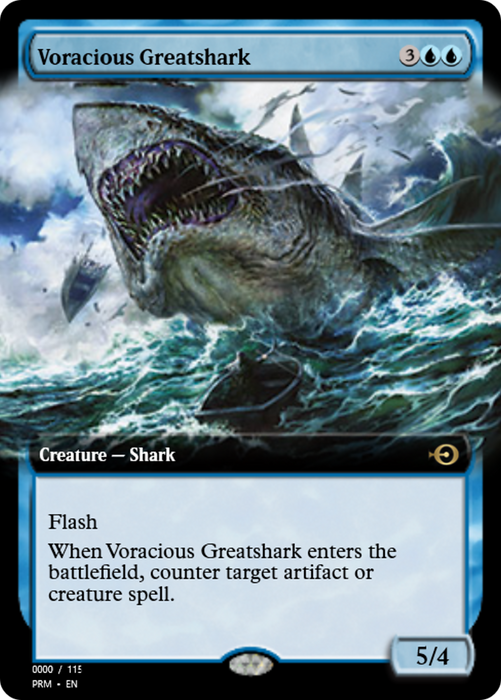 Voracious Greatshark (PRM-80873) - rare - Foil