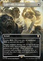 Galadriel's Dismissal (LTC-544) - rare (Borderless) - Foil