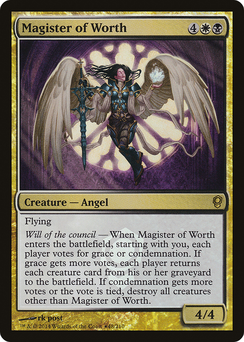 Magister of Worth (LARP-48★) - rare - Foil