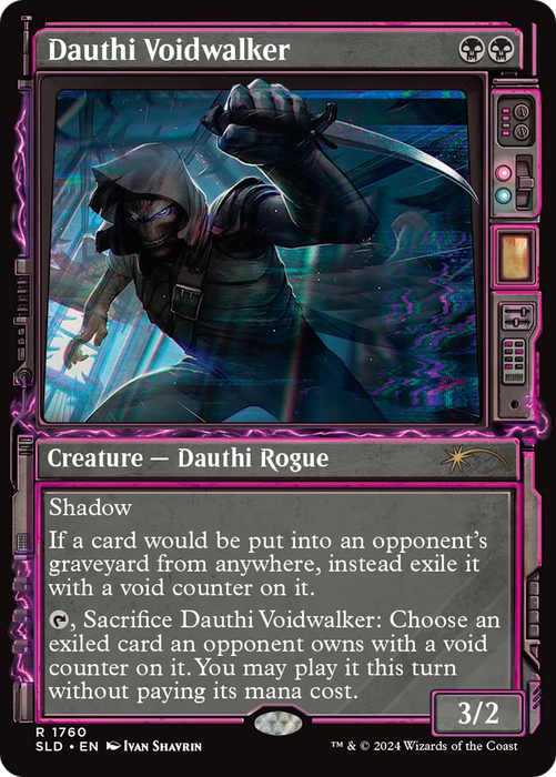 Dauthi Voidwalker (SLD-1760) - rare: (Showcase) - Foil