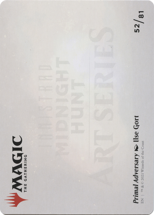 Primal Adversary // Primal Adversary (AMID-052) - common (Borderless) - Foil