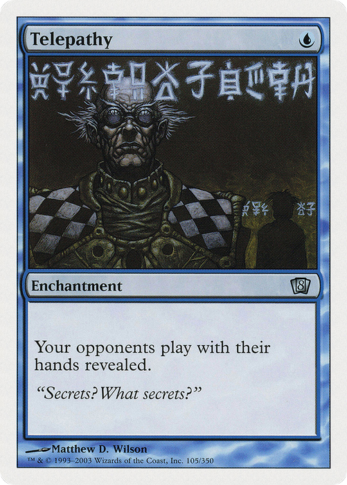 Telepathy (8ED-105) - uncommon