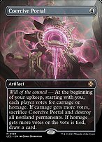 Coercive Portal (LCC-109) - mythic (Borderless) - Foil