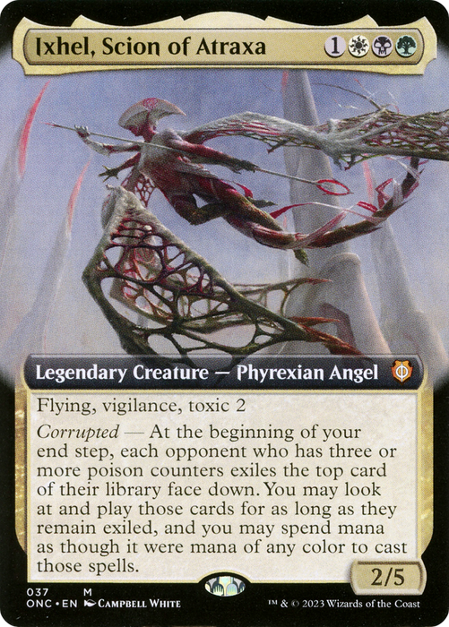 Ixhel, Scion of Atraxa (ONC-037) - mythic: (Extended Art)
