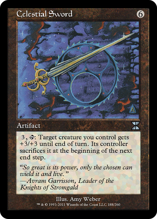 Celestial Sword (ME4-188) - uncommon - Foil