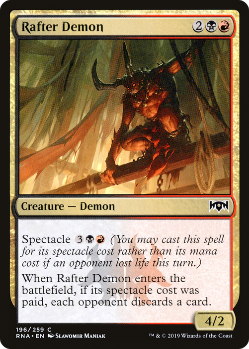 Rafter Demon (RNA-196) - common - Foil