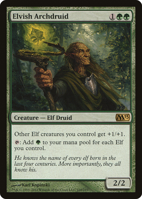 Elvish Archdruid (M13-168) - rare - Foil