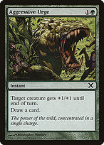 Aggressive Urge (10E-250) - common - Foil