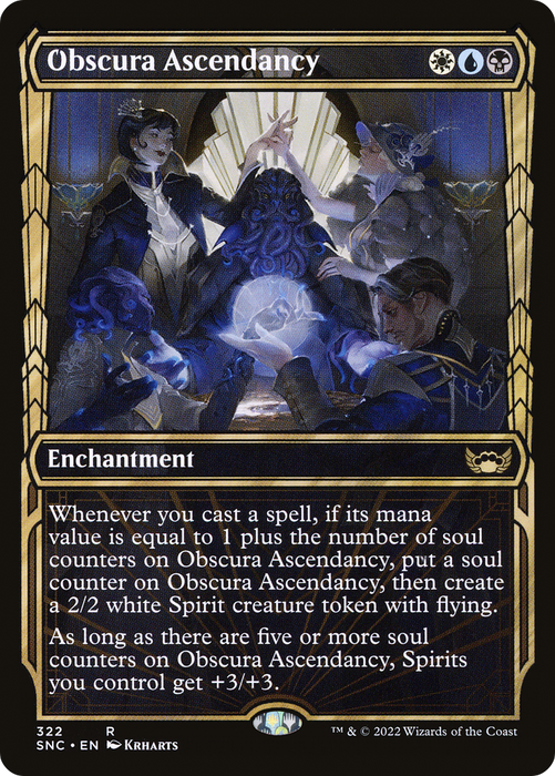 Obscura Ascendancy (SNC-322) - rare: (Showcase) - Foil