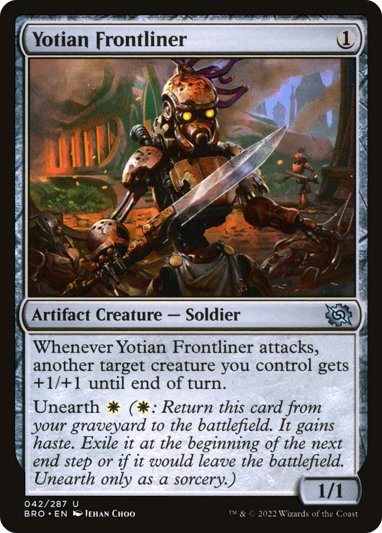 Yotian Frontliner (BRO-042) - uncommon - Foil