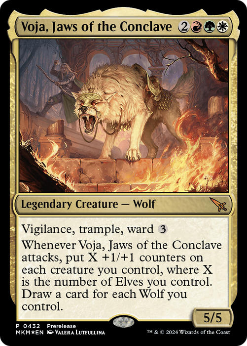 Voja, Jaws of the Conclave (PRE-432) - mythic - Foil