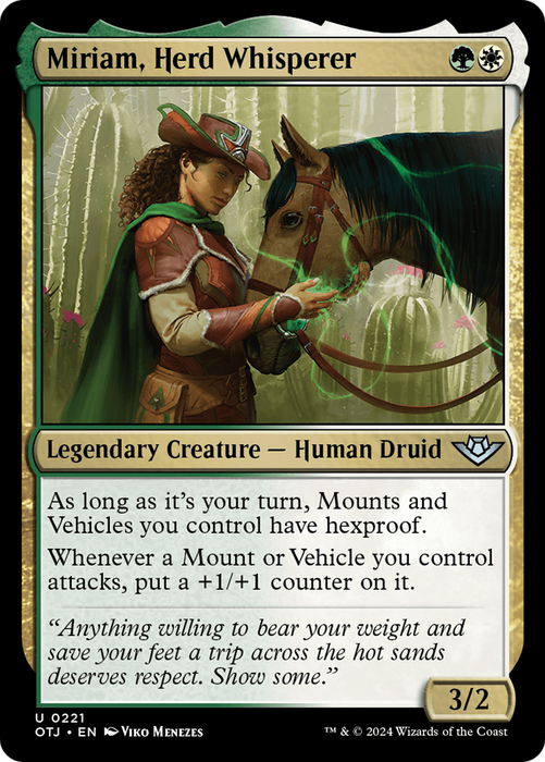 Miriam, Herd Whisperer (OTJ-221) - uncommon