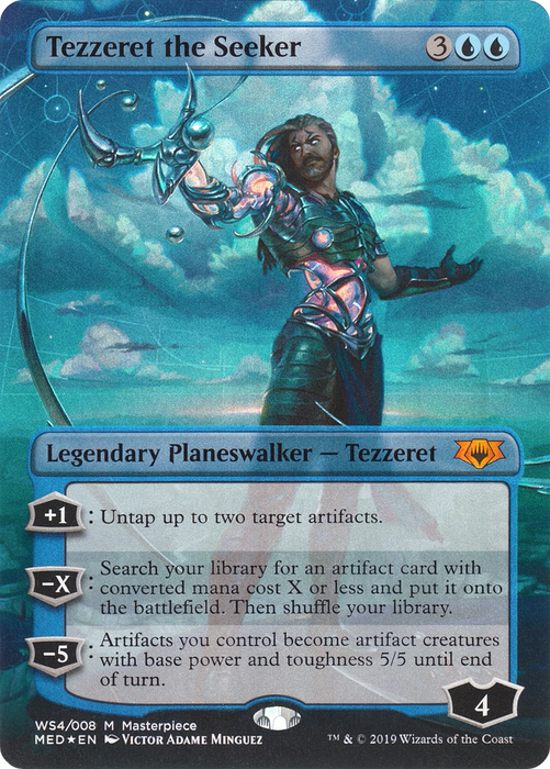 Tezzeret the Seeker (MED3-WS4) - mythic (Borderless) - Foil