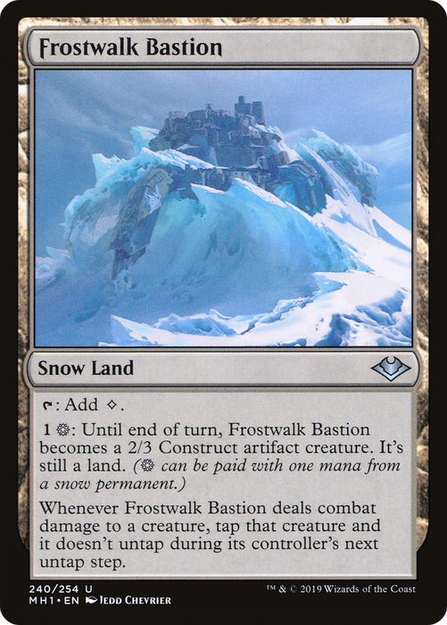Frostwalk Bastion (MH1-240) - uncommon