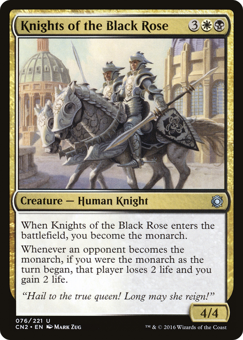 Knights of the Black Rose (CN2-076) - uncommon