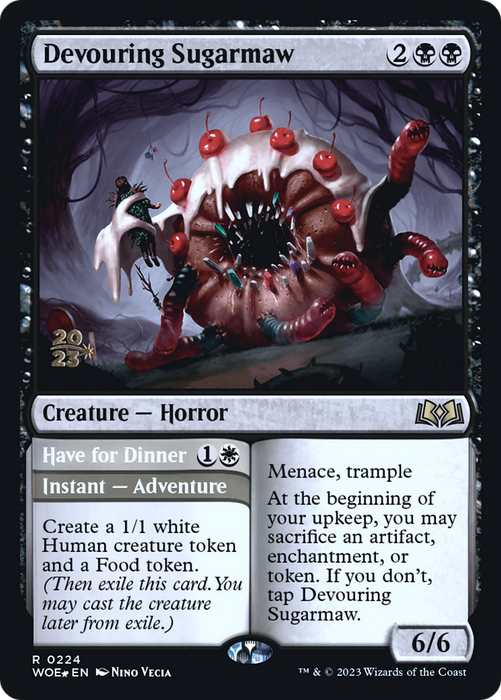 Devouring Sugarmaw // Have for Dinner (PRE-224S) - rare - Foil