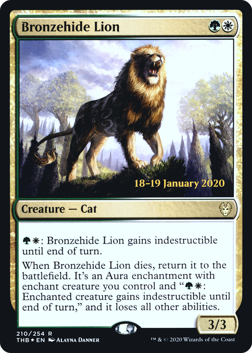 Bronzehide Lion (PRE-210S) - rare - Foil