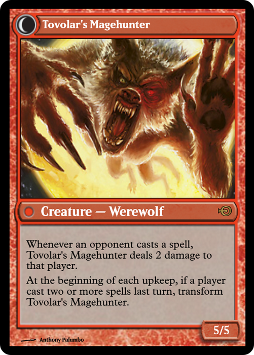 Mondronen Shaman // Tovolar's Magehunter (PRM-43507) - rare: (Double Faced Transform) - Foil