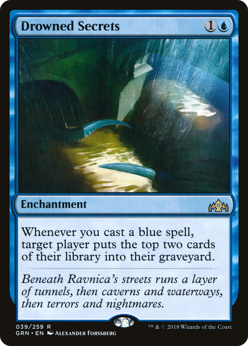 Drowned Secrets (GRN-039) - rare - Foil