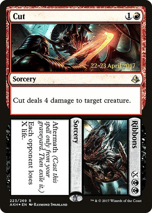 Cut // Ribbons (PRE-223S) - rare - Foil